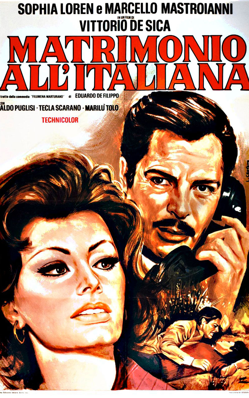 matrimonio all'italiana film diretto da Vittorio De Sica, ha come protagonisti Sofia Loren e Marcello Mastroianni