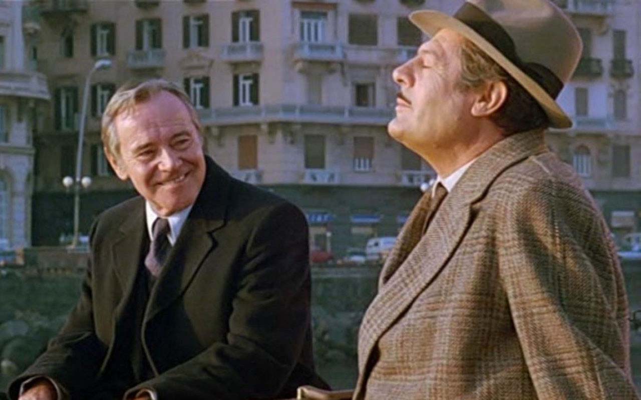 Una location del film Maccheroni di Ettore Scola è nei pressi dell'Archivio Storico del Banco di Napoli. Il film ha come protagonisti Marcello Mastroianni e Jack Lemmon