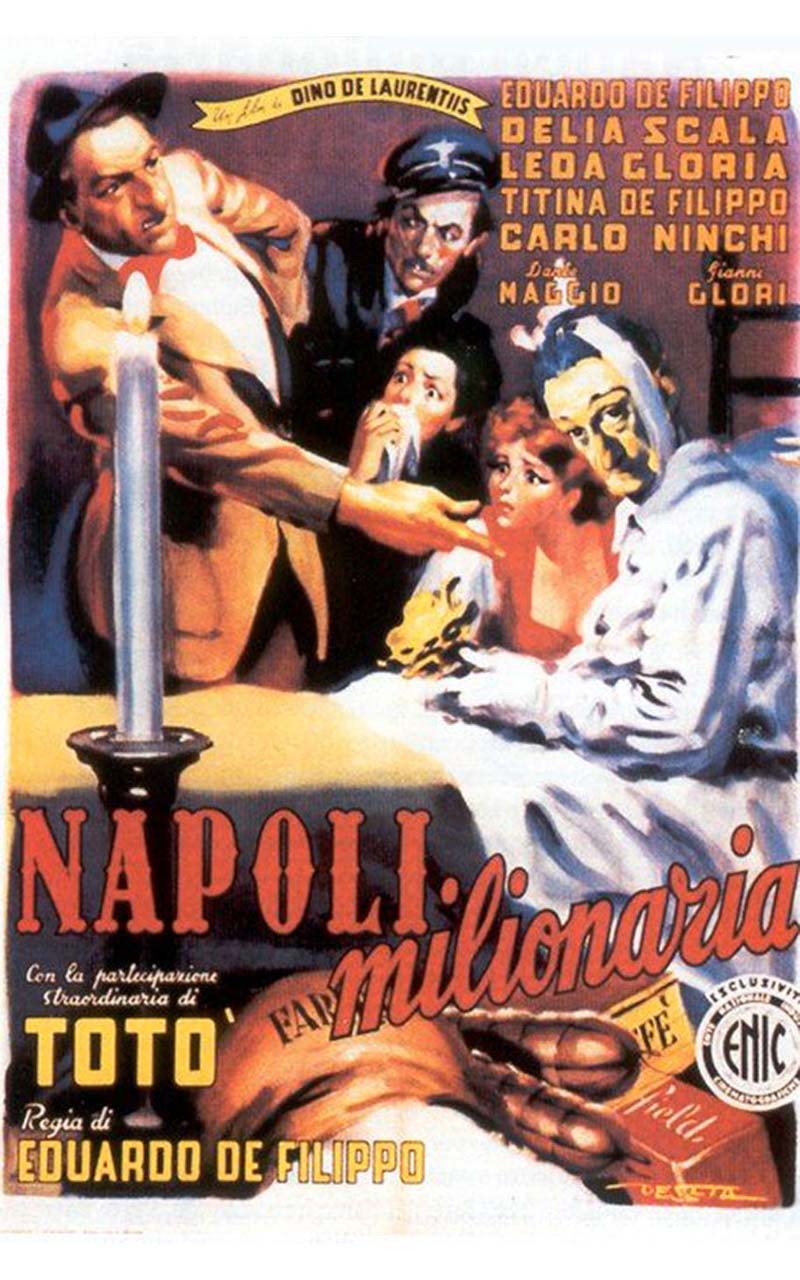 Napoli milionaria è un film diretto e interpretato da Eduardo De Filippo. Tra gli attori del film si segnala Totò