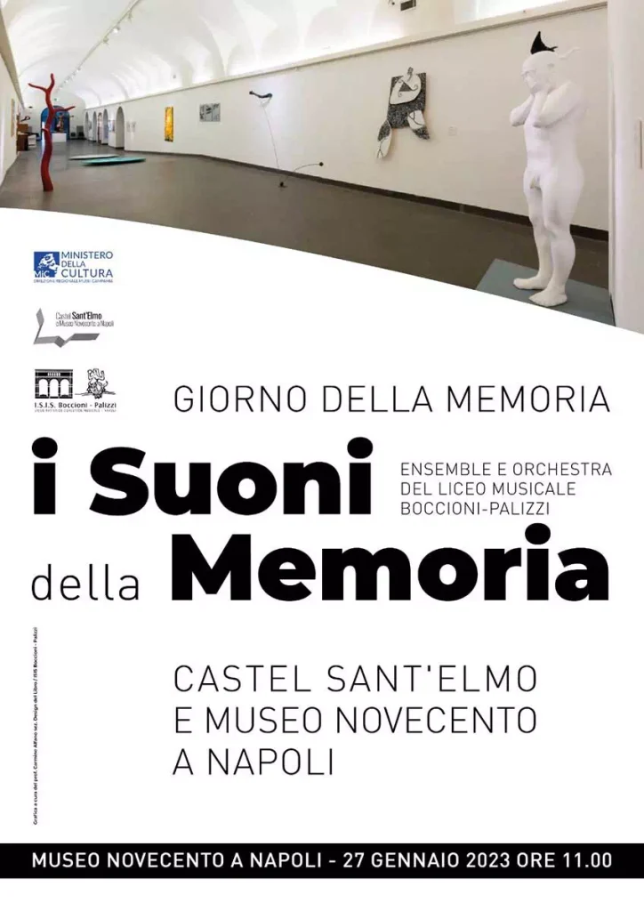 Nel Giorno della Memoria al Museo Novecento a Castel Sant’Elmo orchestrazioni di melodie ebraiche