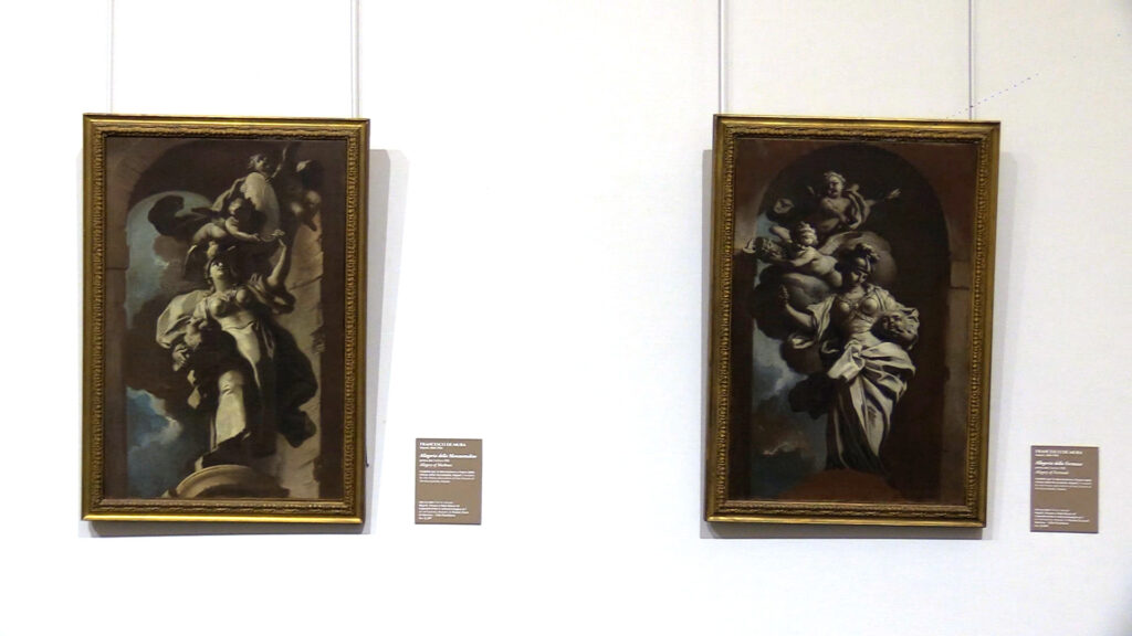 Non è modello solo, ma quadro terminato”: alla Certosa di San Martino un viaggio nel cuore dell’invenzione artistica 2 Bozzetti preparatori per gli affreschi della Nunziatella, esposti nella Spezieria della Certosa di San Martino