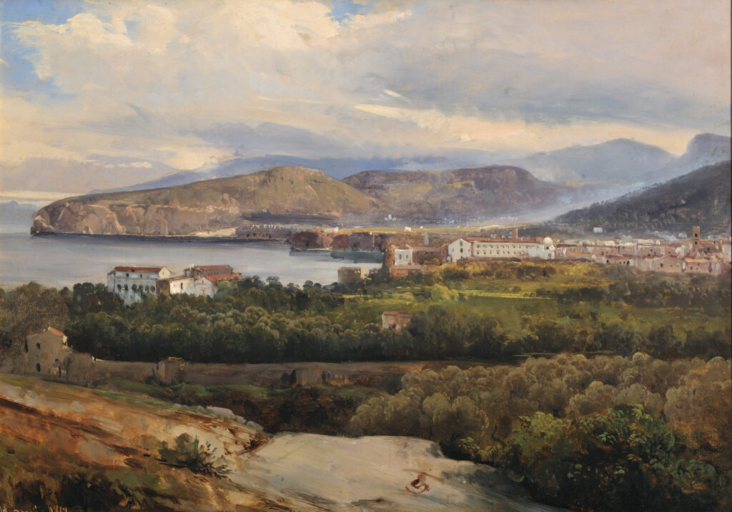Sorrento visto dal Capo Sorrento di Giacinto Gigante, paesaggio dell’Ottocento napoletano
